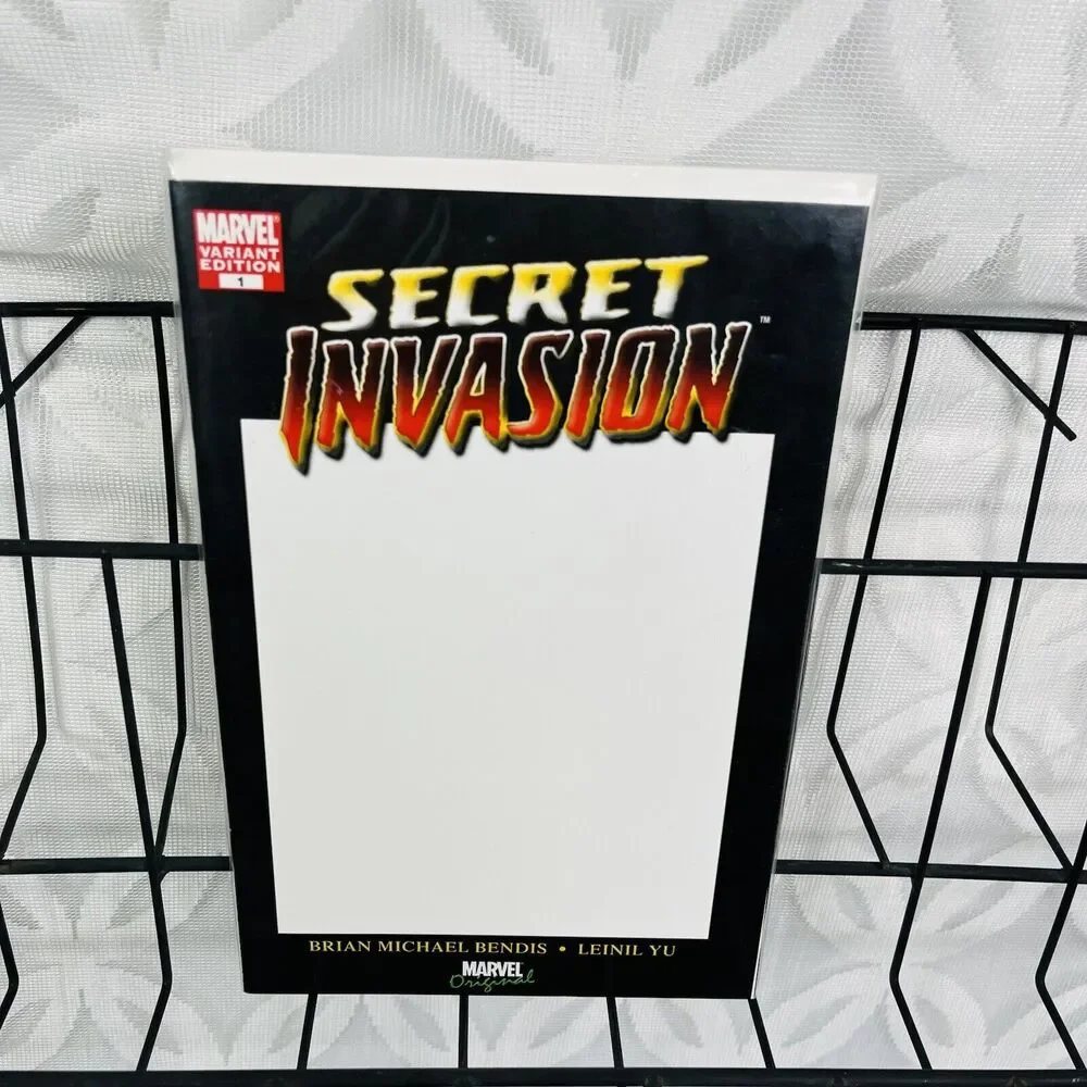 Secret Invasion #1 (Marvel Comics, 2008) Blank Sketch Variant Skrulls